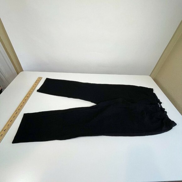 Eileen Fisher Womens Stretch Crepe Slim Ankle Dress Pants Black Size M Mid Rise - Picture 2 of 9